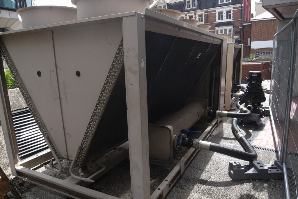 The chillers were piped in series for ultra close temperature control. Very accurate control is possible with these machines suiting them to process cooling applications.