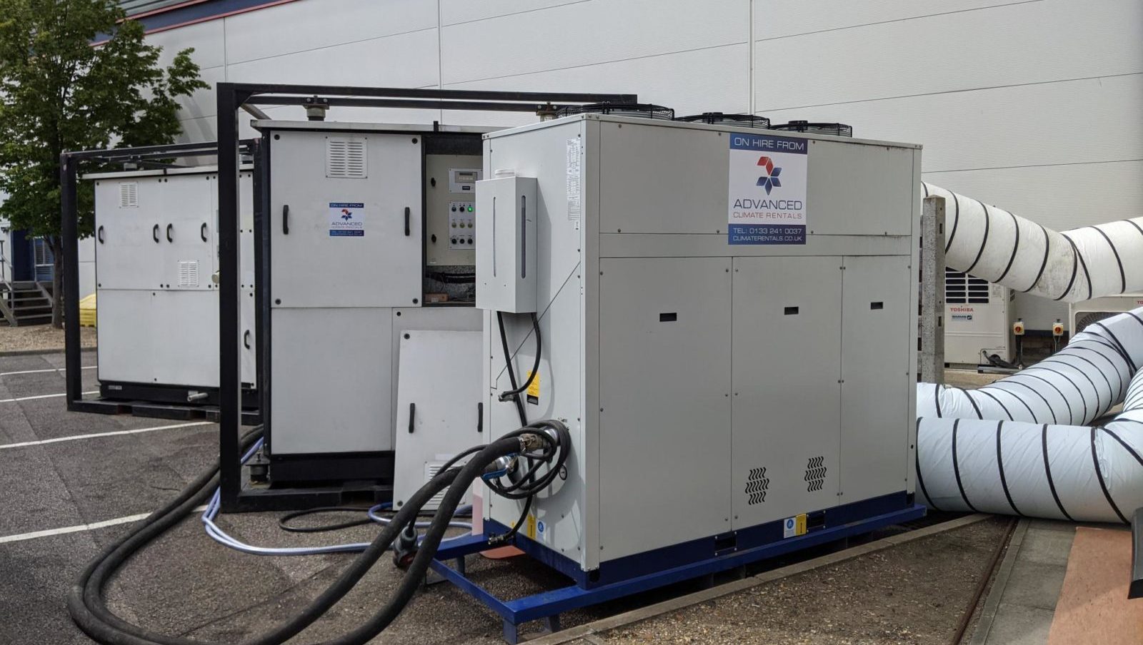 Emergency chiller and AHU hire at a data centre