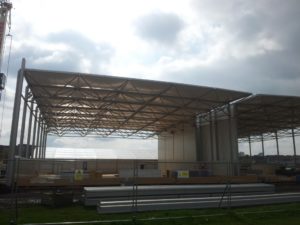 Temporary buildings for events