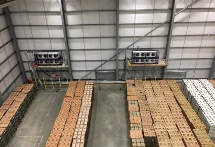 Temperature controlled warehouse
