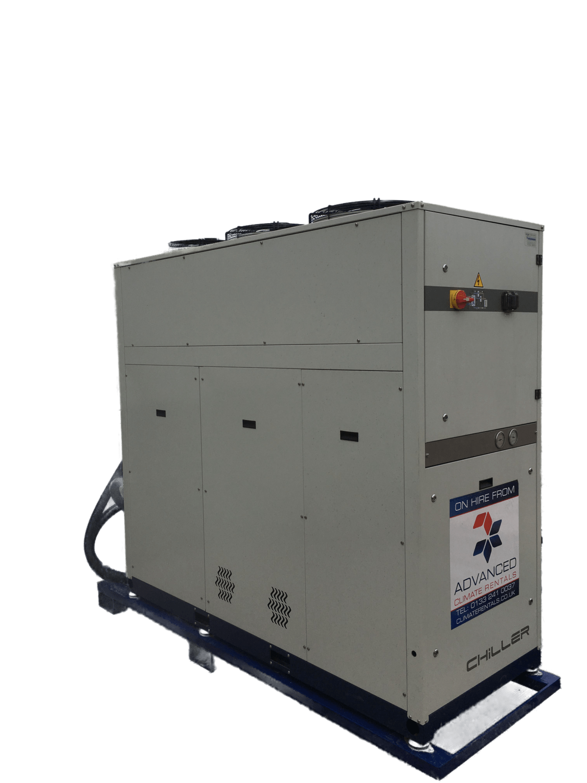 100kw chiller hire FAST install BEST rates Advanced Climate Rentals