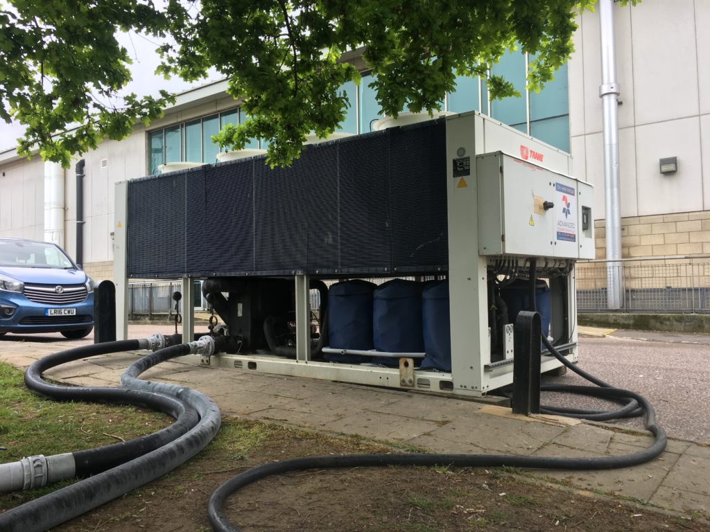Trane chiller hire. FAST supply BEST prices Advanced Climate Rentals