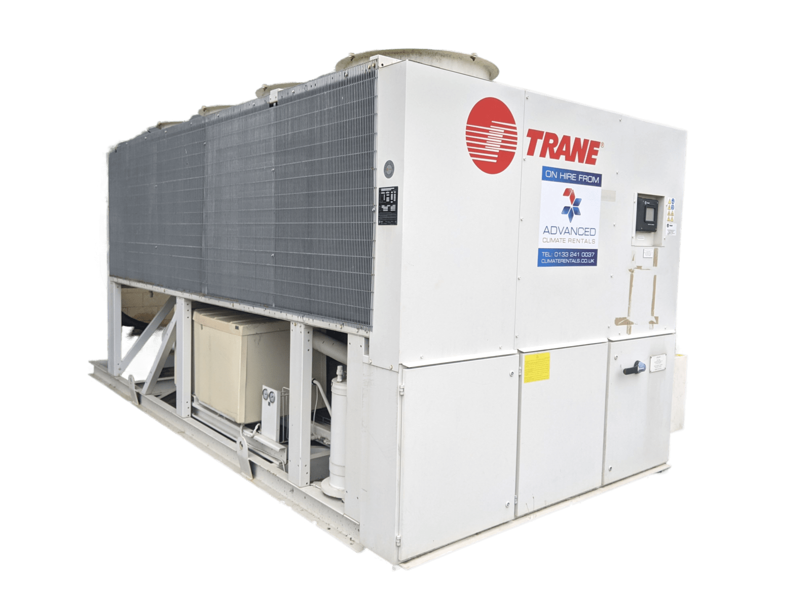 Portable 400kw chillers. Packaged for easy movement