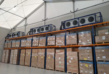temporary cold storage hire
