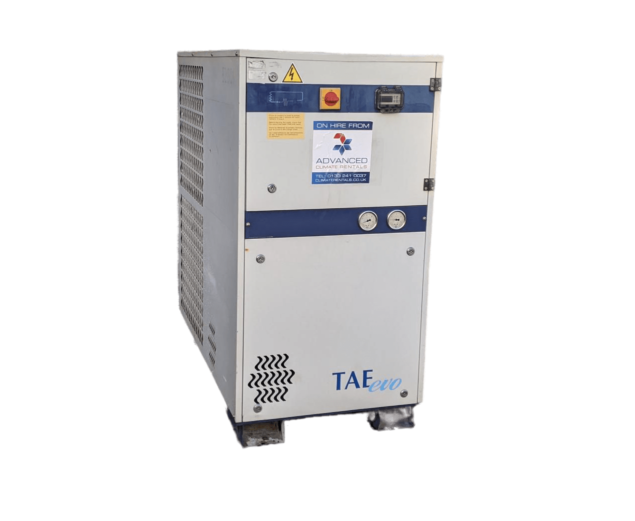 20kw chiller hire FAST install BEST rates Advanced Climate Rentals Ltd