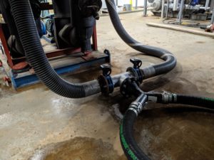 Temporary Flexible water pipework can be assembled on site