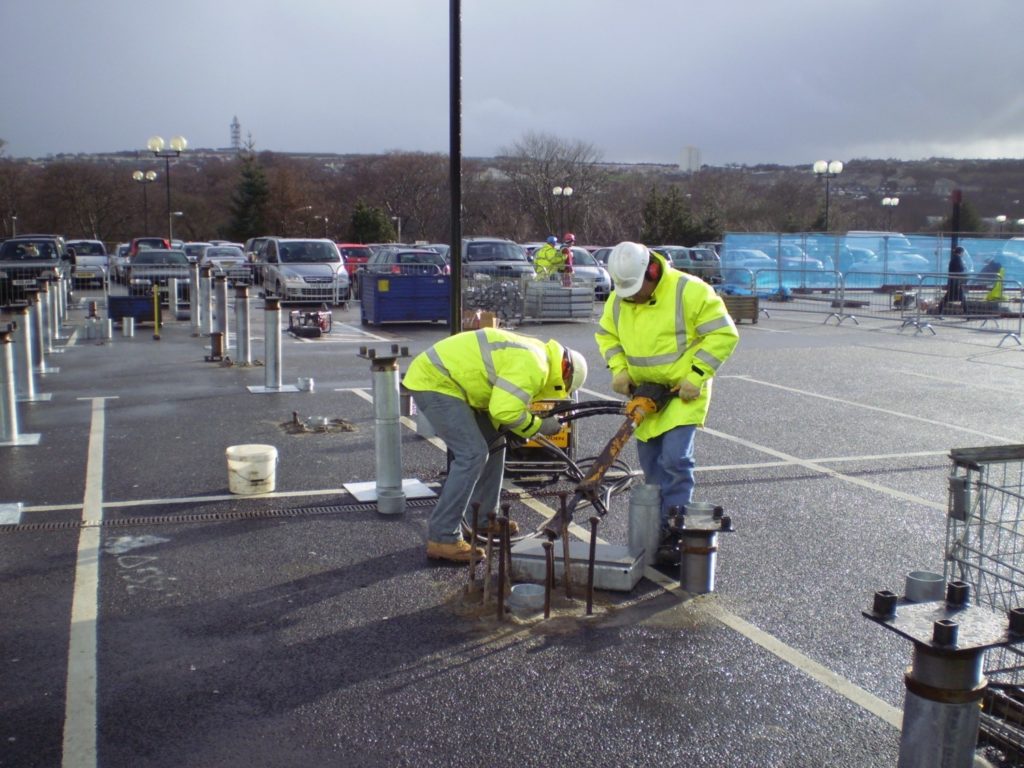 Temporary Building Levelling Platform Dock Levelling floors ACR