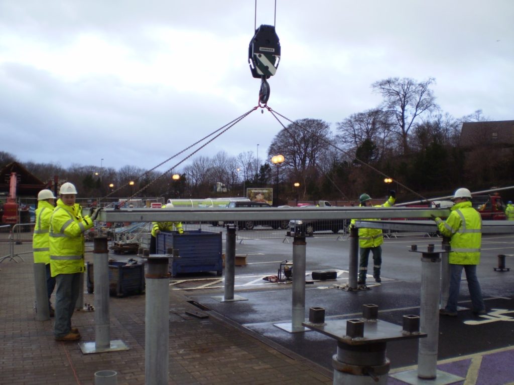 Temporary Building Levelling Platform Dock Levelling floors ACR