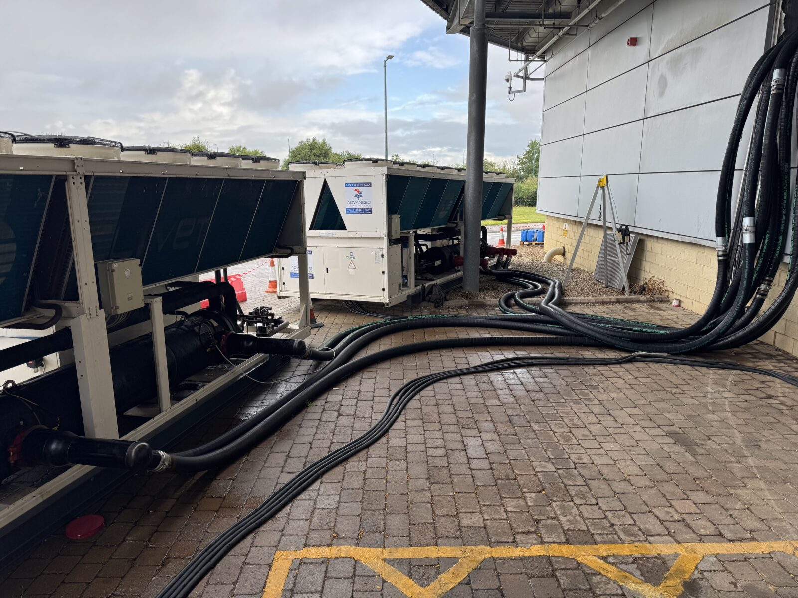 Temporary chiller hire located