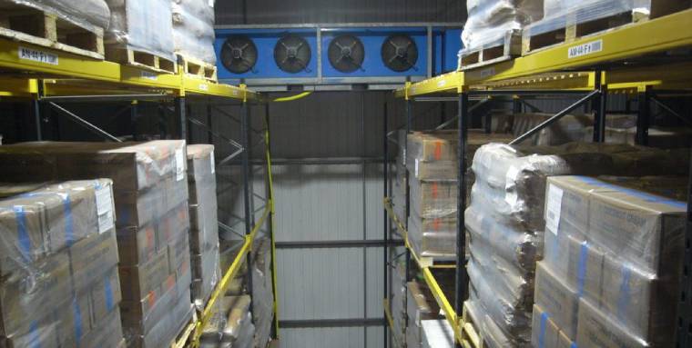 Temporary Cooling for Chocolate Storage- Logistics Warehouse Cooling