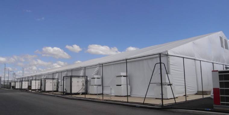 Temporary event cooling hire- the Eton Manor Olympic Project