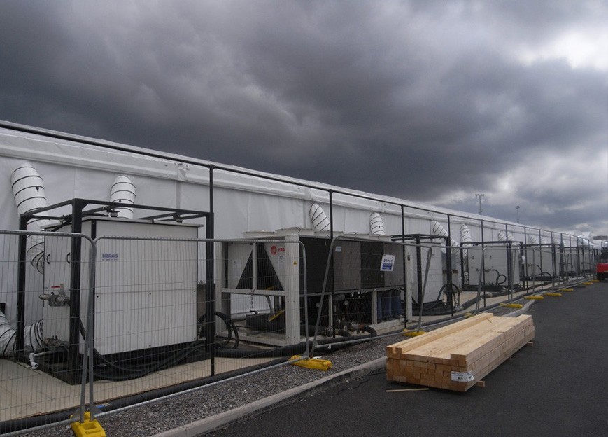Temporary event cooling hire- the Eton Manor Olympic Project
