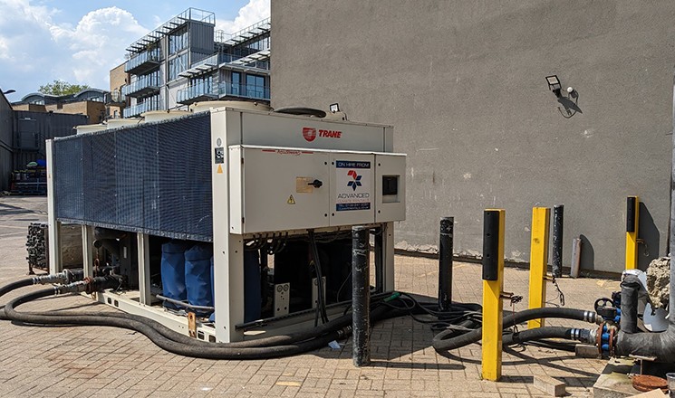 temporary chiller hire for hospitals