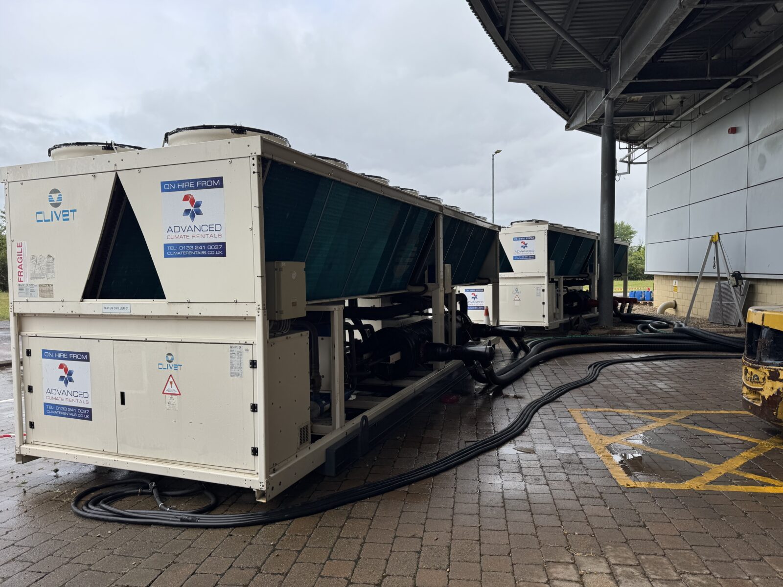 2000kw chiller hire project
