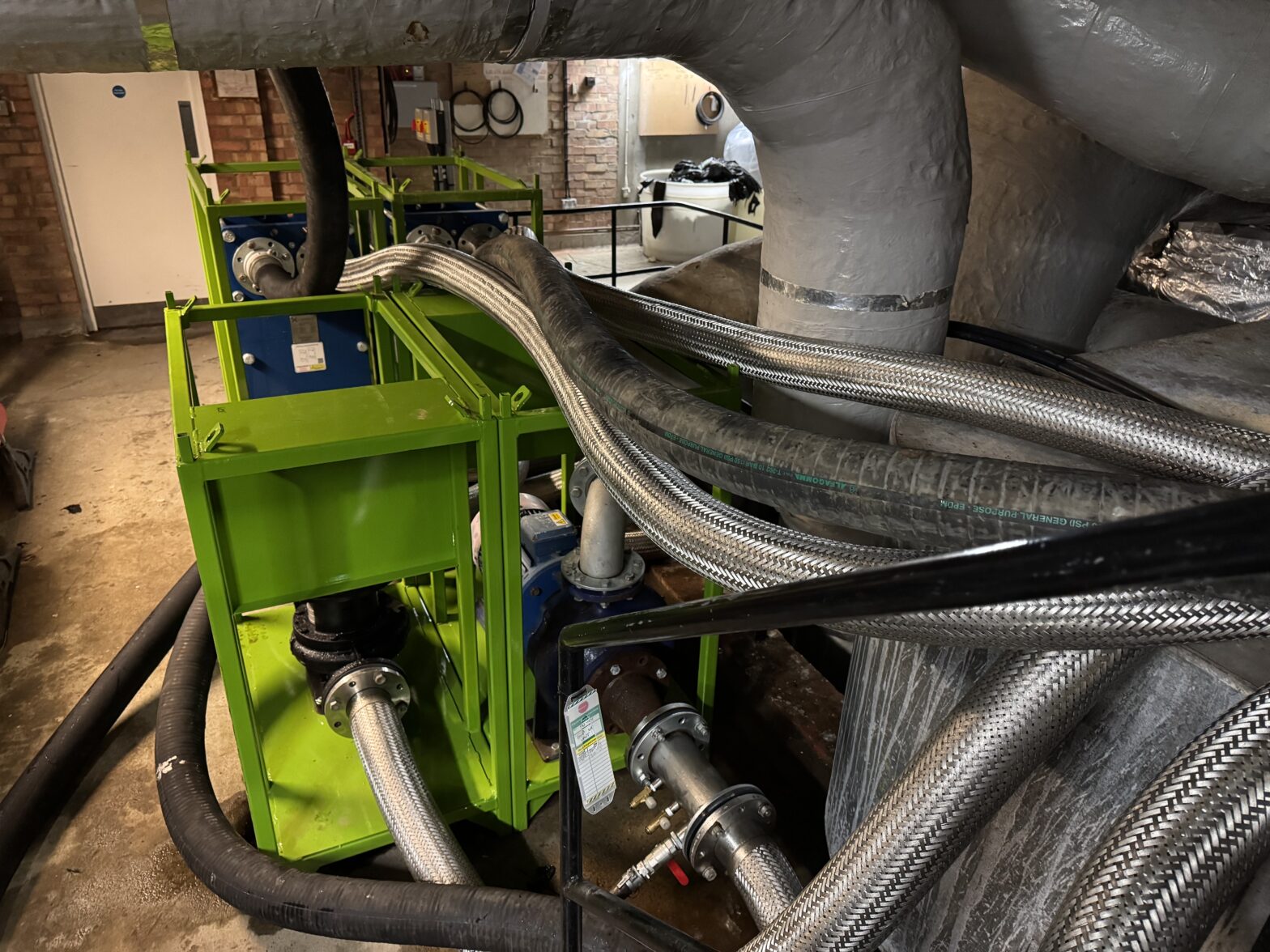 Temporary Hot Water Hose Hire