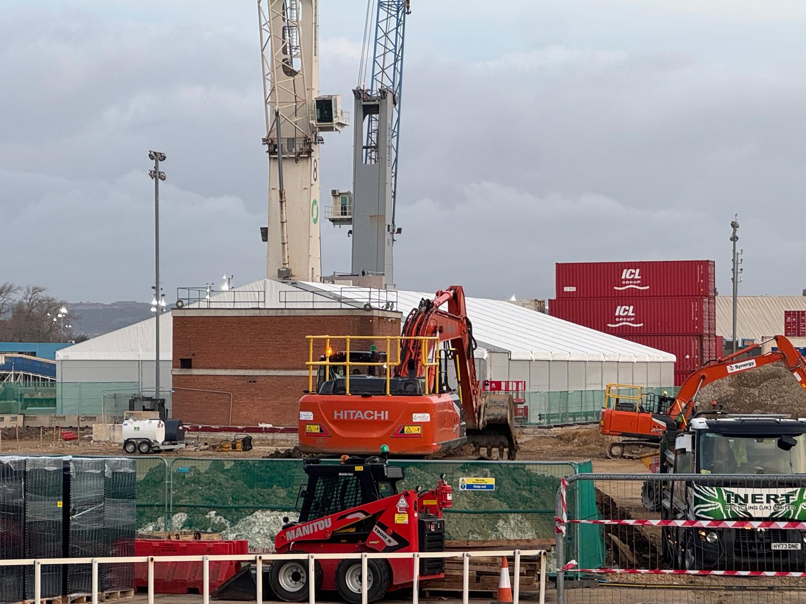 Temporary Coldstore Buildijng