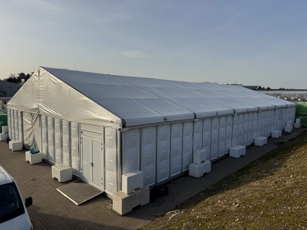 Temporary vegetable coldstore solution